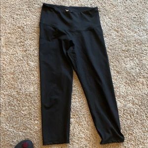 High waisted black workout pants
